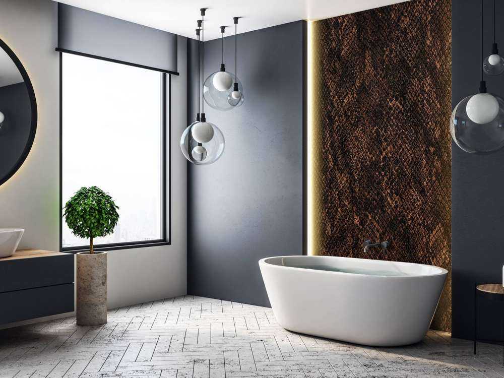 Skóra węża o barwie miedzianej