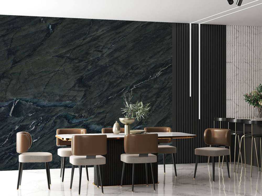 Ciemnozielony marmur