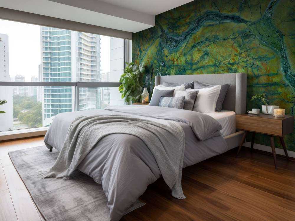 Marmur o zielonej barwie