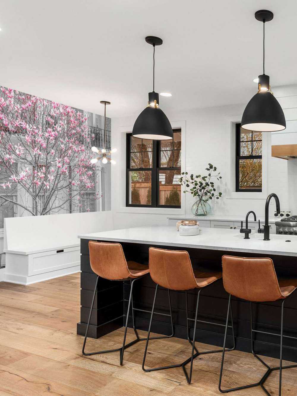 Kwitnące drzewo magnolii