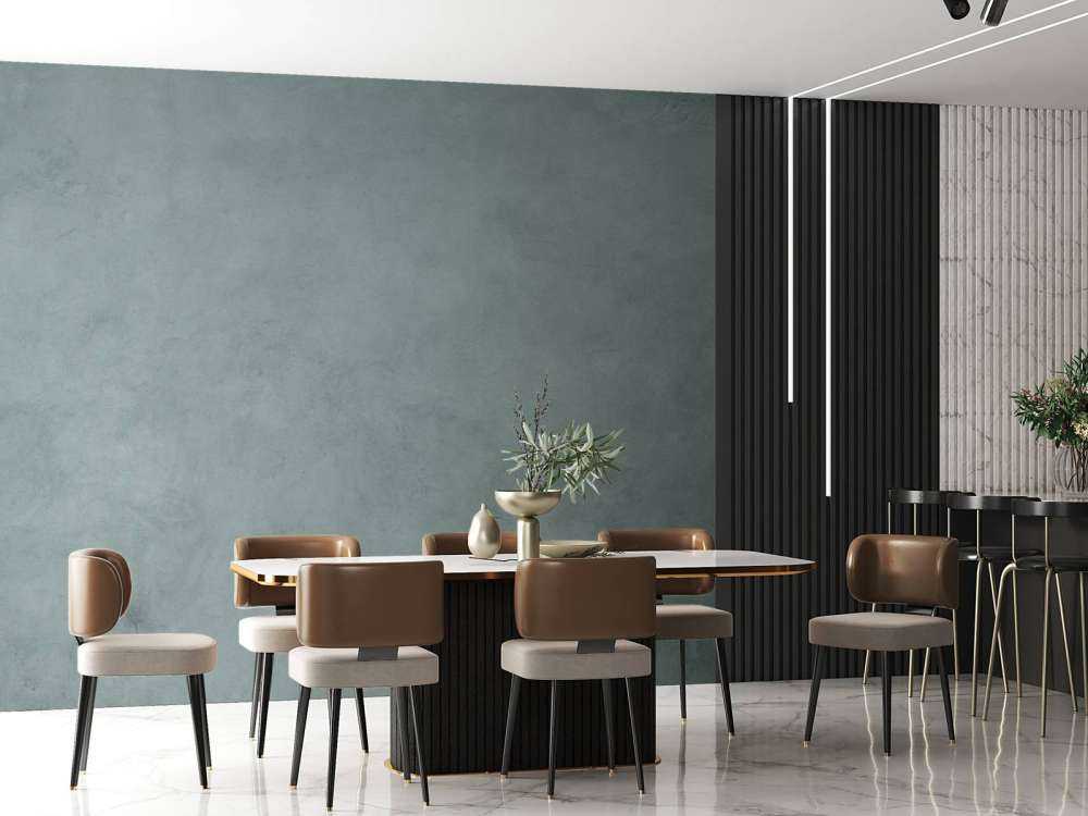 Beton z odcieniami zieleni