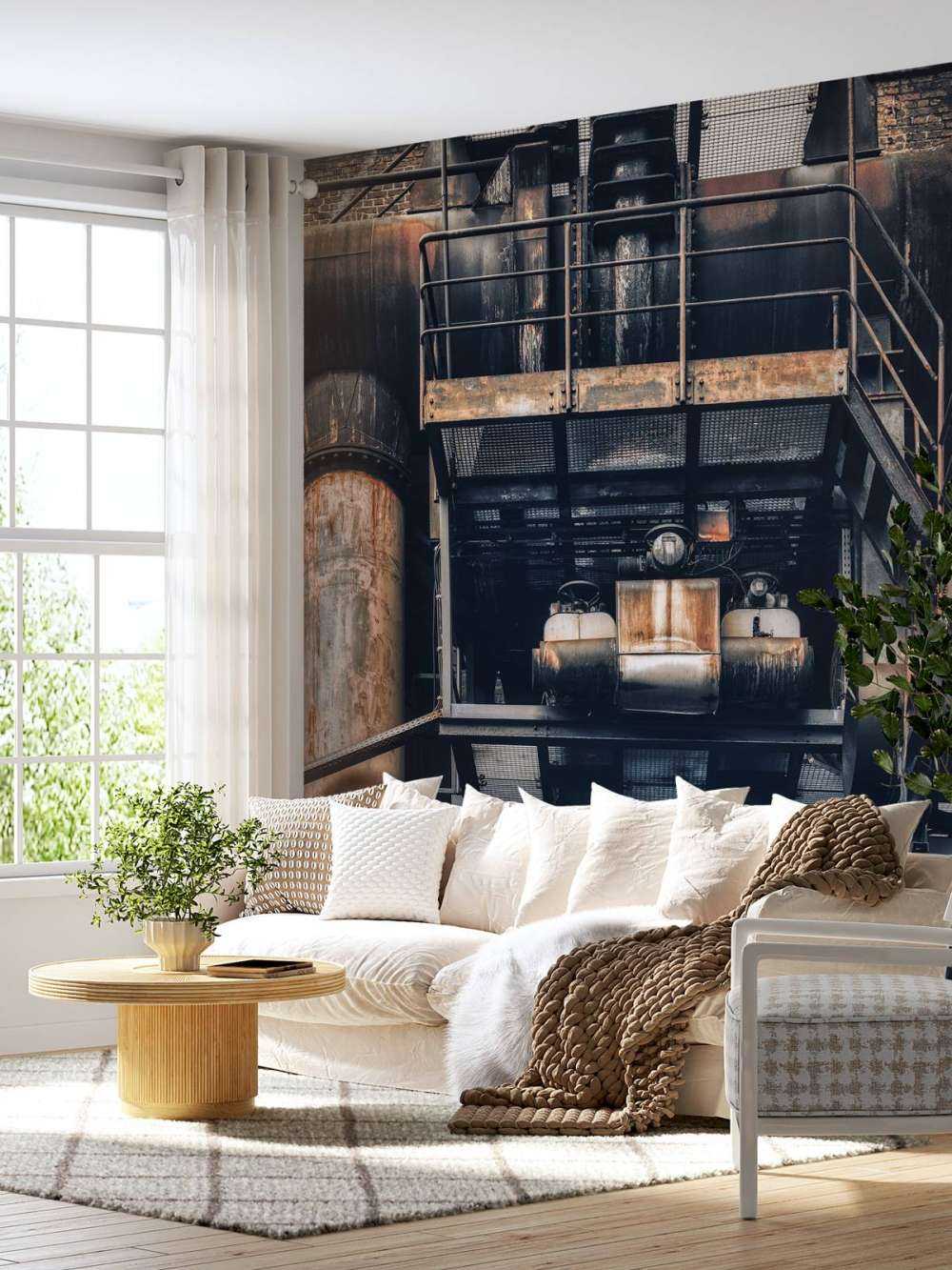 Rury w starej fabryce