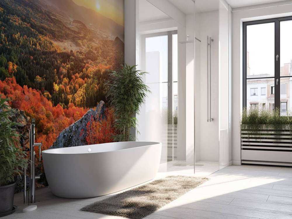 Jesienny krajobraz w górach