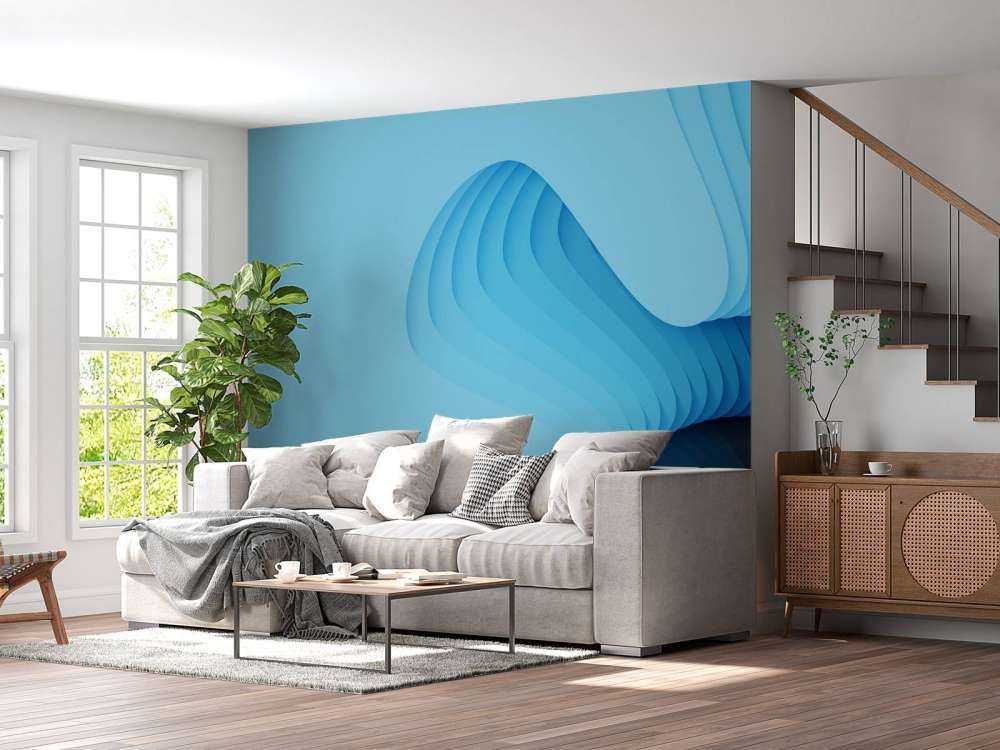 Abstrakcyjny błękit