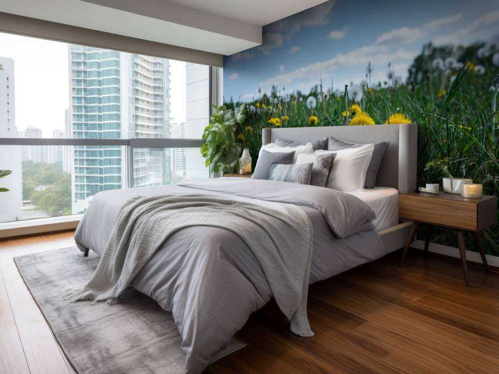 Żółte mniszki lekarskie