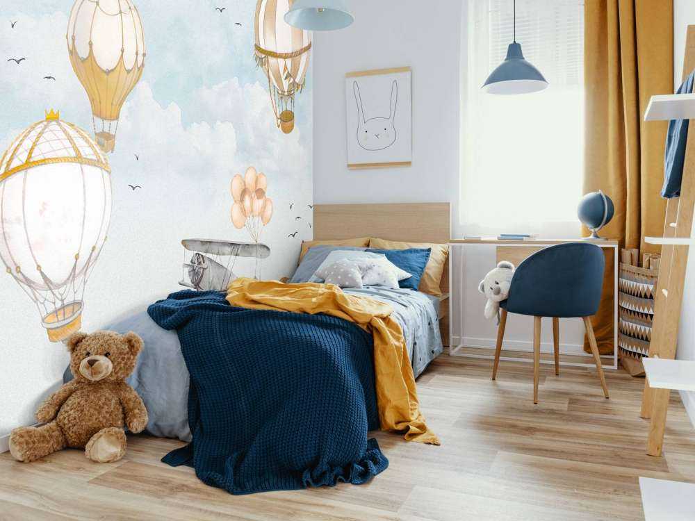 Balony na gorące powietrze akwarela