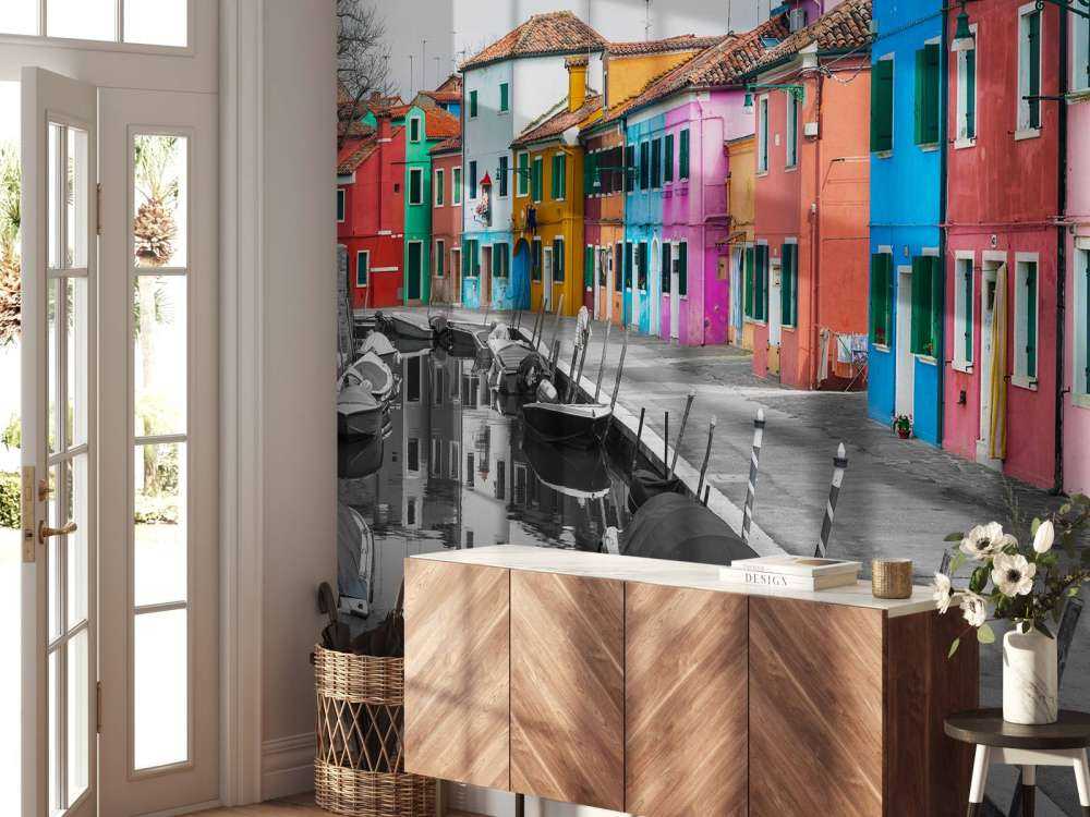 Kolorowe domy rybaków