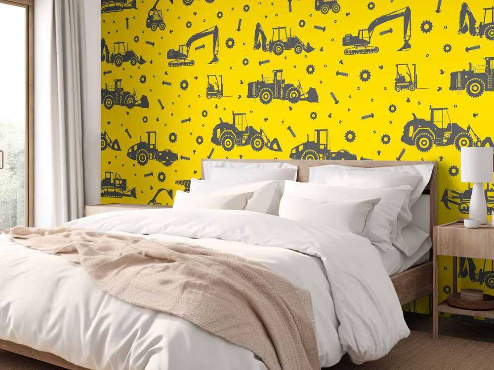 Ruch budowlany żółty