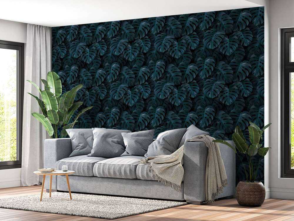 Tropikalna zieleń liści Monstery