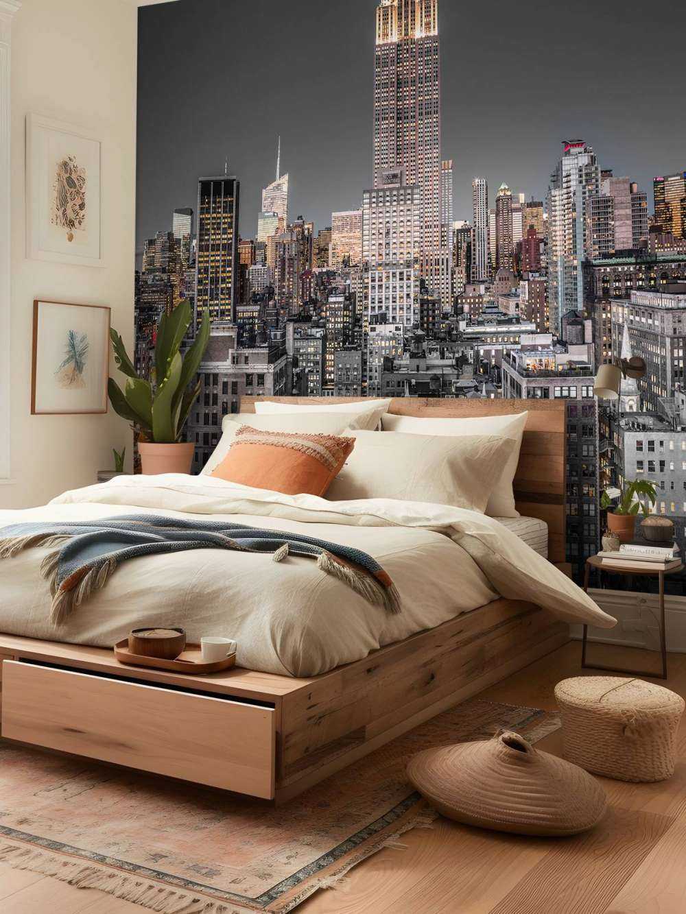 Empire State Building wieczorem