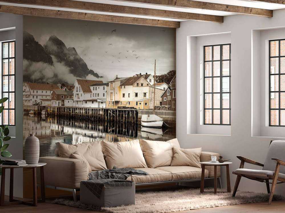 Wioska rybacka na Lofotach