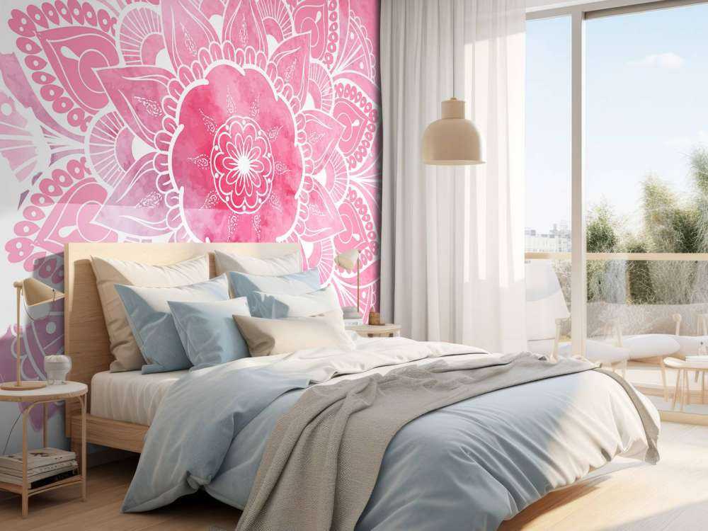 Mandala z motywem kwiatowym