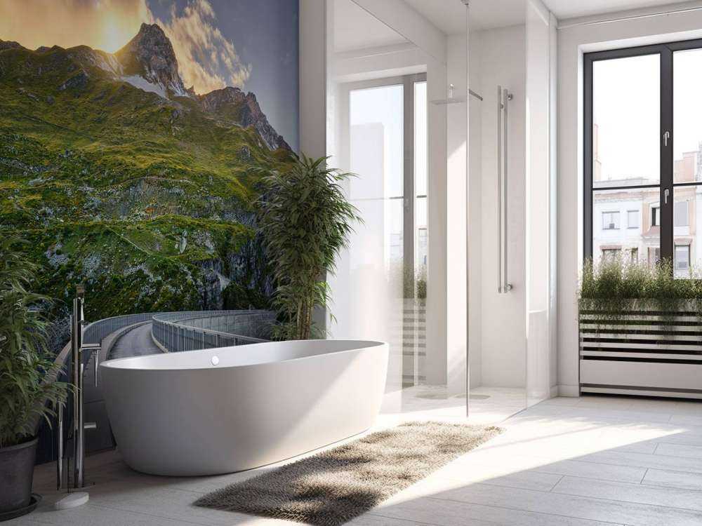 Zachód słońca nad zbiornikiem wodnym