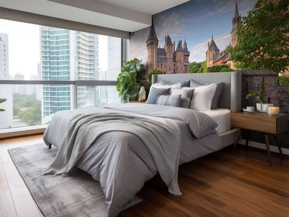 Zamek de Haar od strony wody