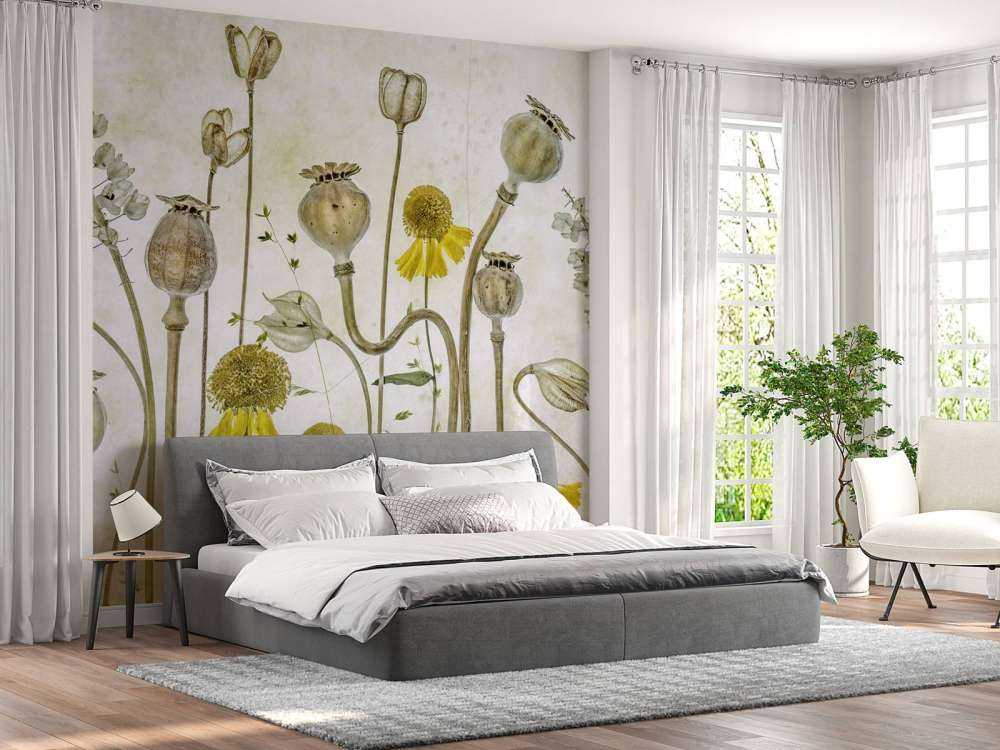 Poppies and Helenium