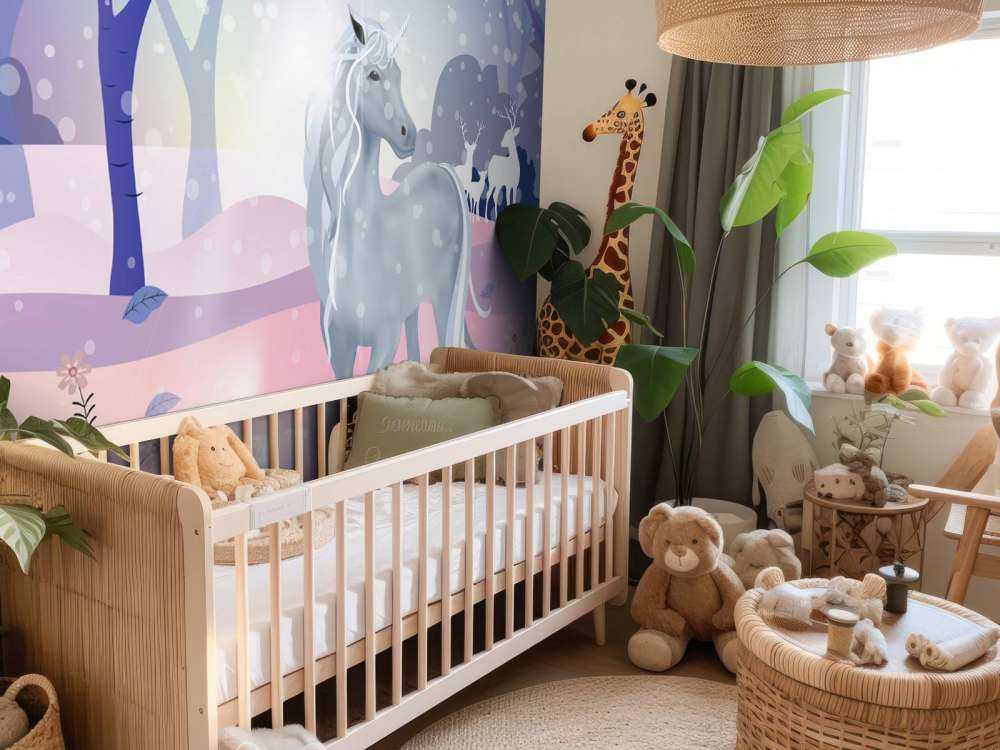 Jednorożec w śniegu