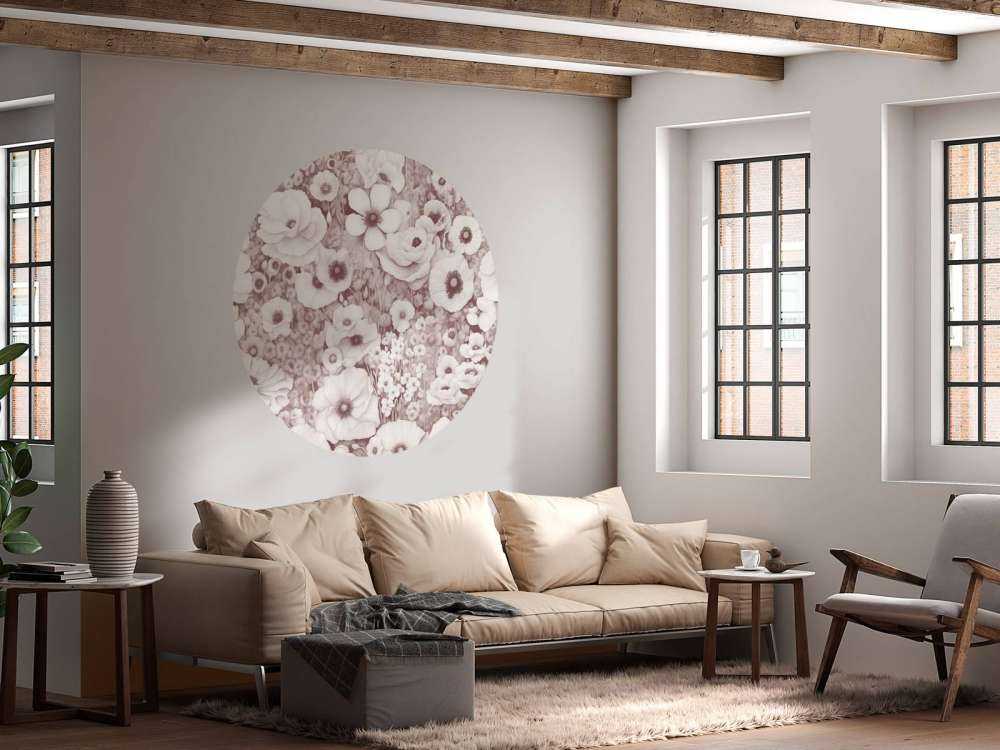 Poppy Tale Monochrome Bordeaux