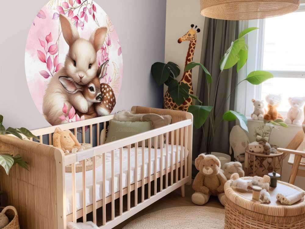 Kochający królik i jelonek