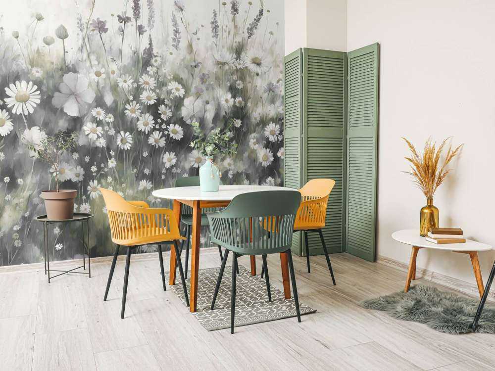 Bujna Zieleń Letniego Oliwkowego Zieleni