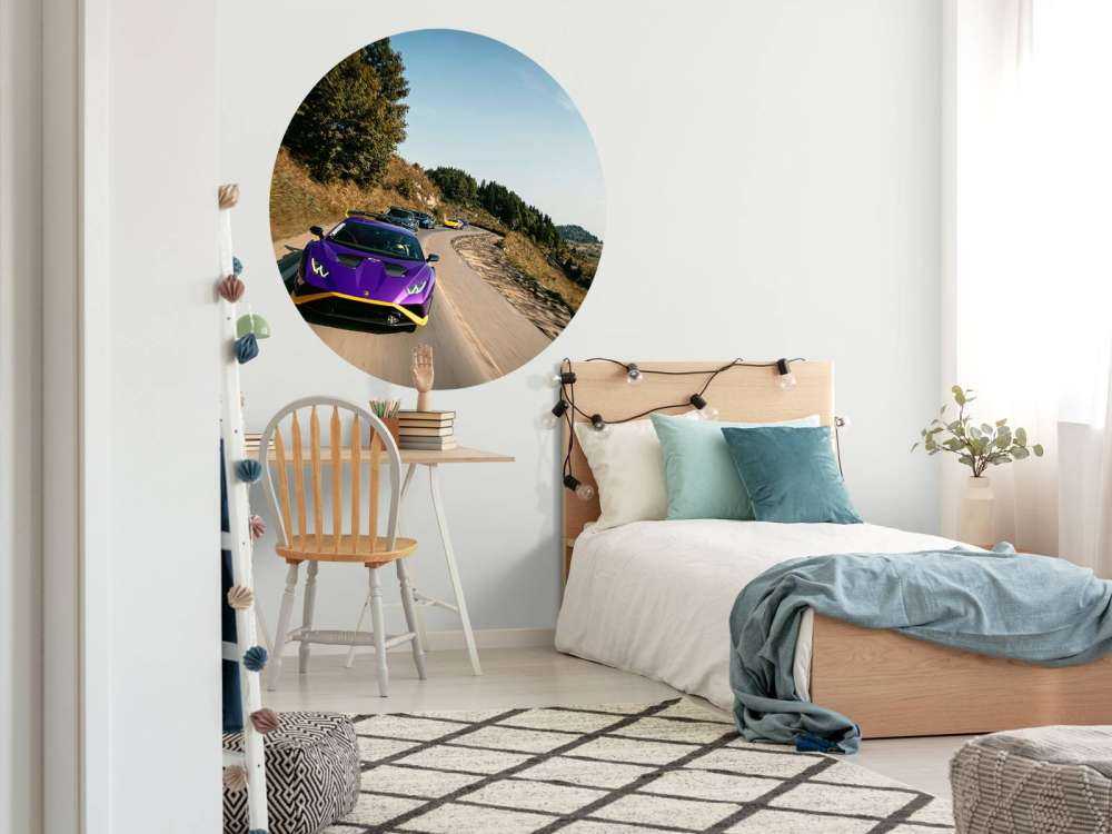 Konwój superaut przez góry