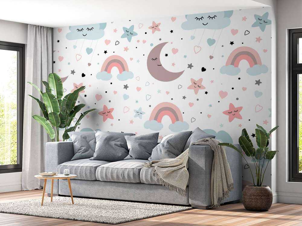 Chmury, księżyce i tęcze