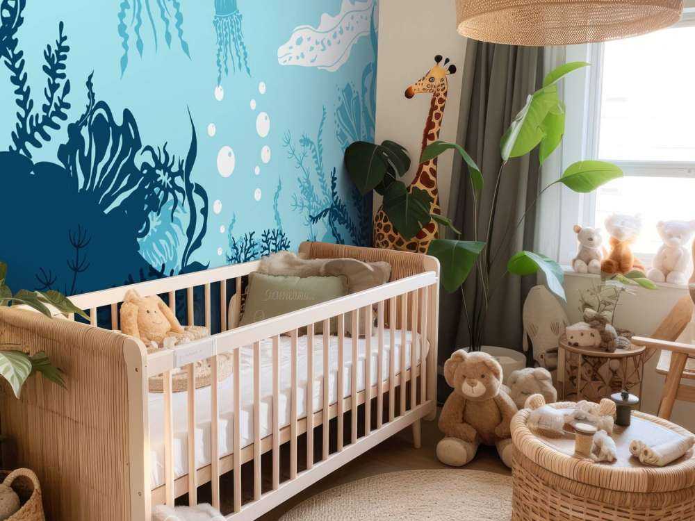 Niebieski podwodny świat