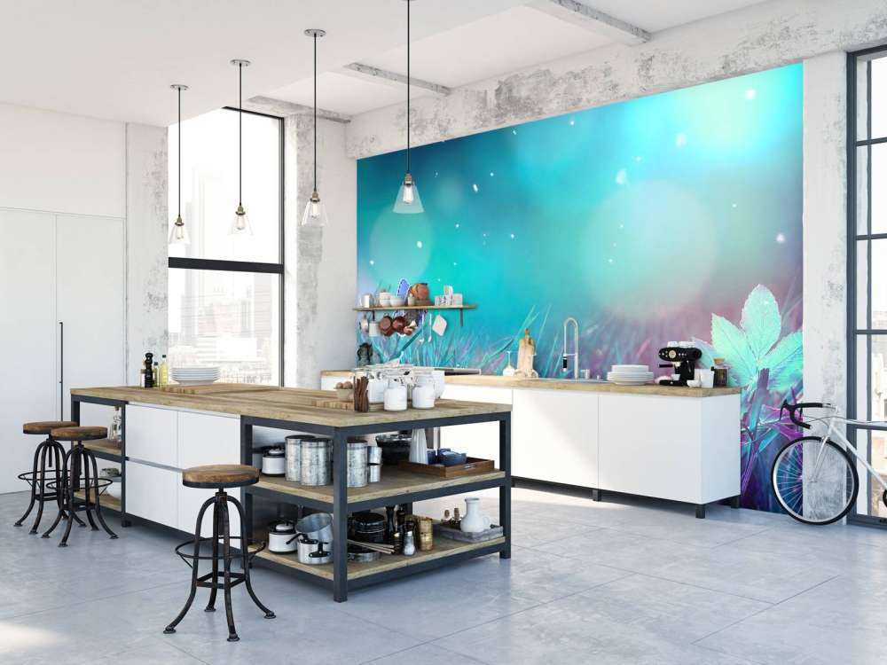 Motyl w porannej rosie