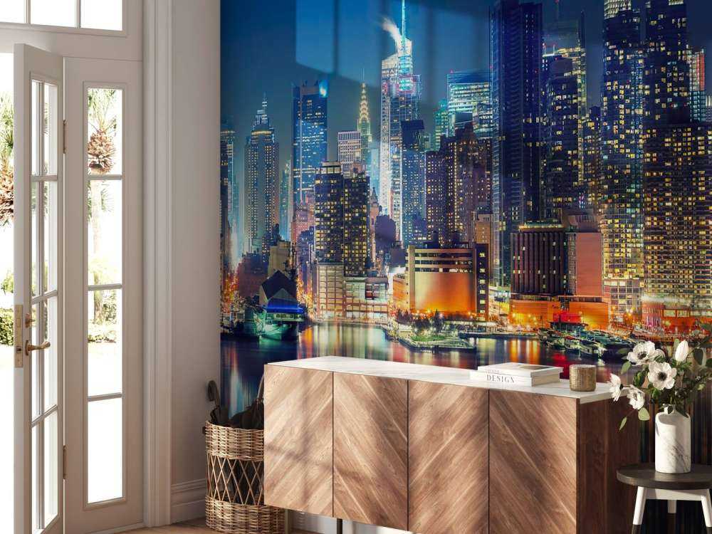 Fototapety Nowego Jorku w nocy