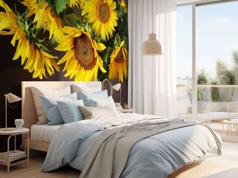 Słoneczniki i jagody