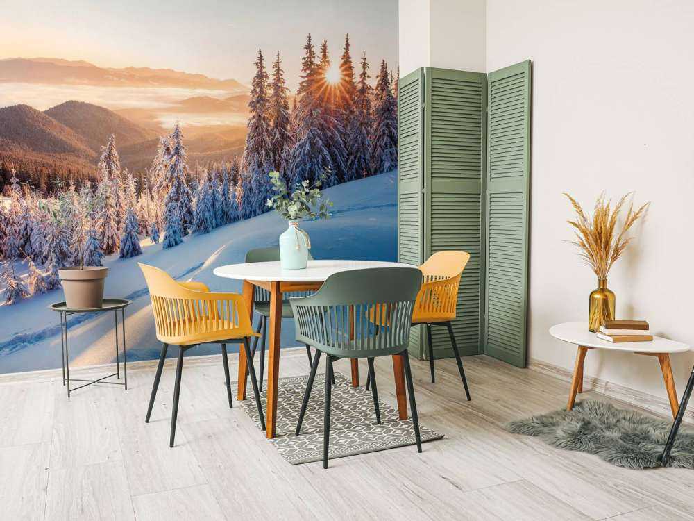 Zimowy poranek w górach