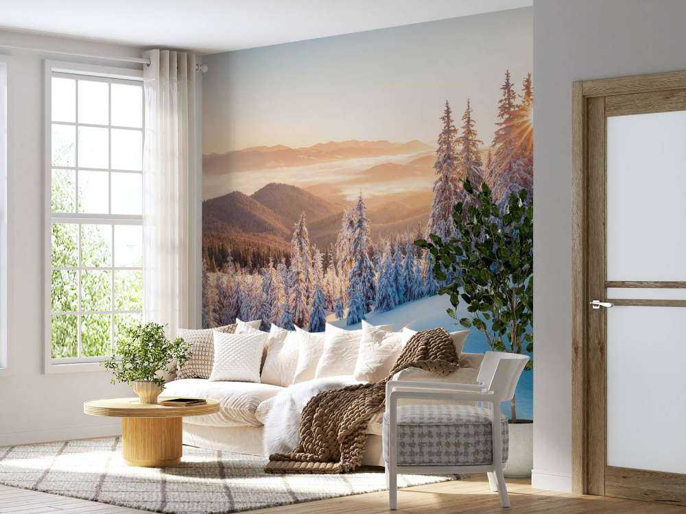 Zimowy poranek w górach