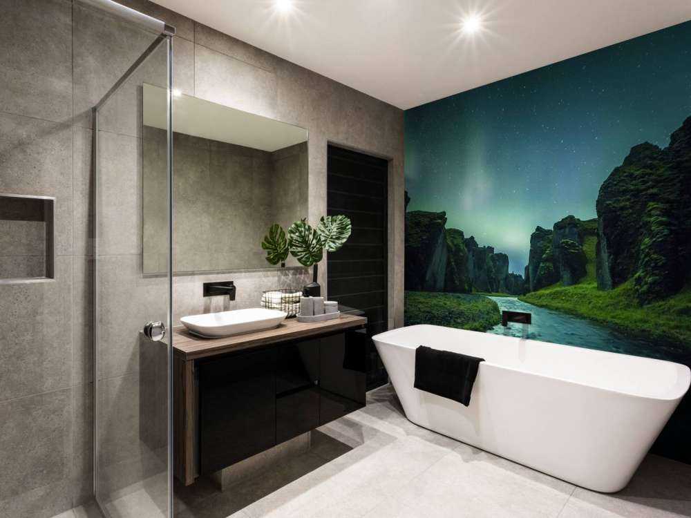 Światła północne nad górami