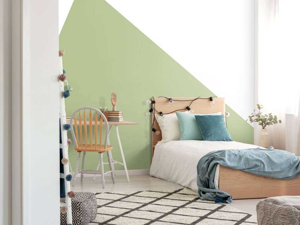 Trójkąt, jasnozielony