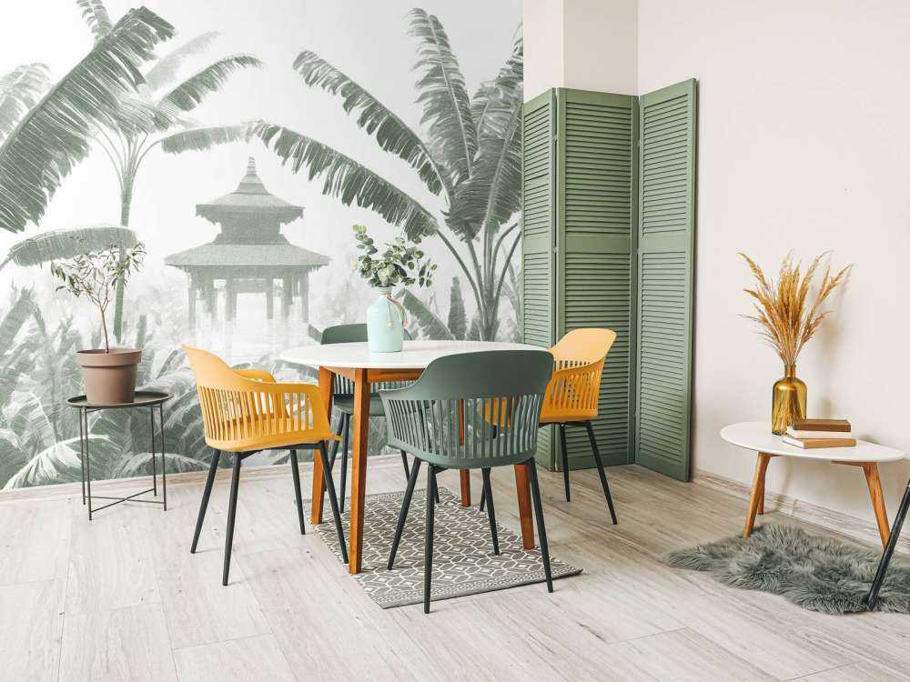 Mglisty Ogród Świątynny, zielony