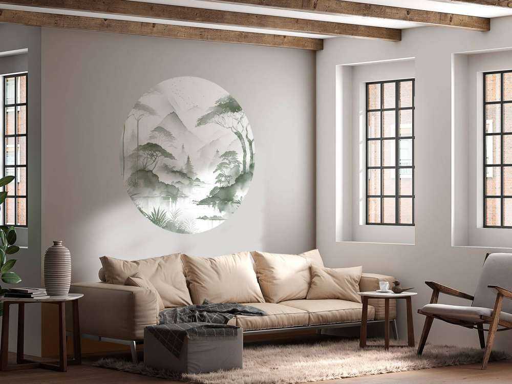 Jezioro Górskie w Mglistej Tuszy, zielony