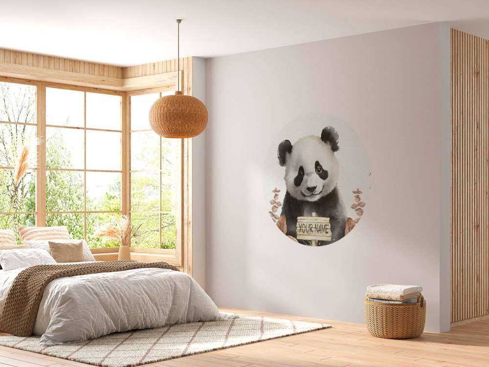 Mała panda w dżungli taupe