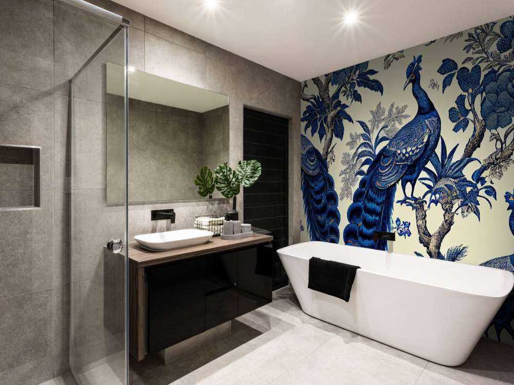 Królewski błękit Pawi blask