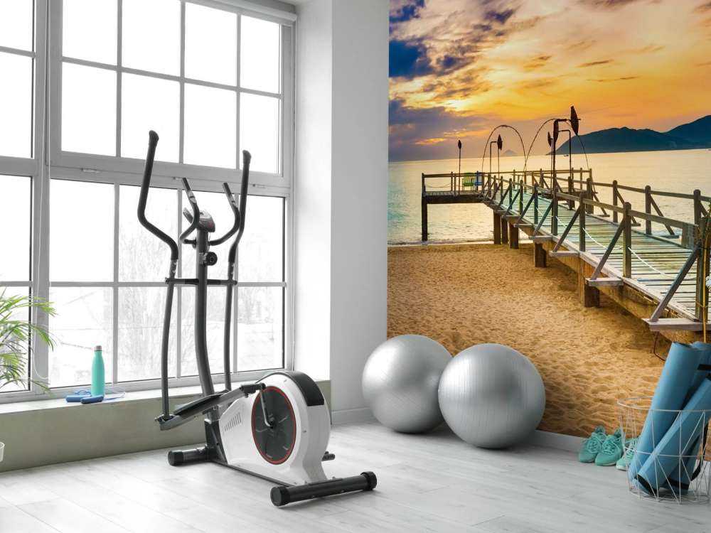 Wschód słońca nad morzem