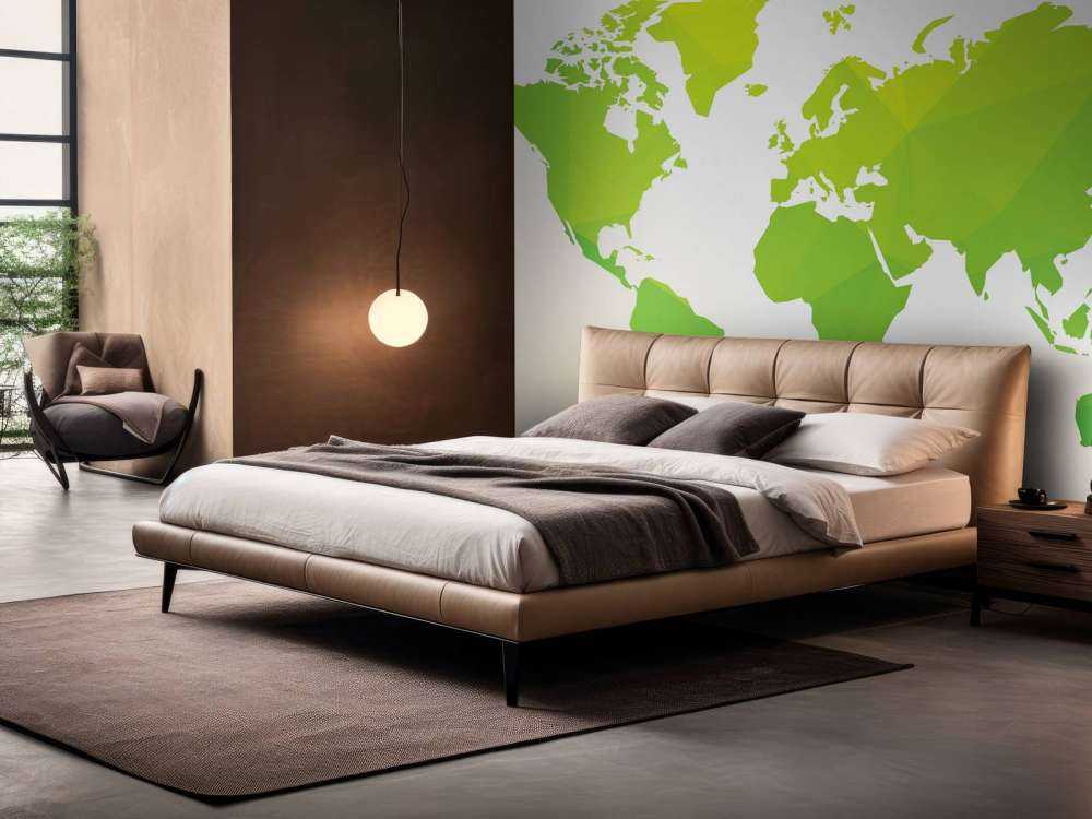 Zielona mapa świata