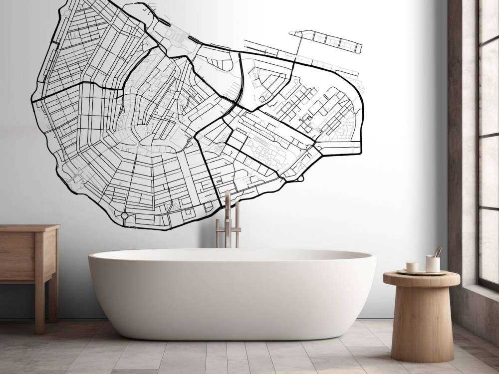 Unikatowa mapa Amsterdamu