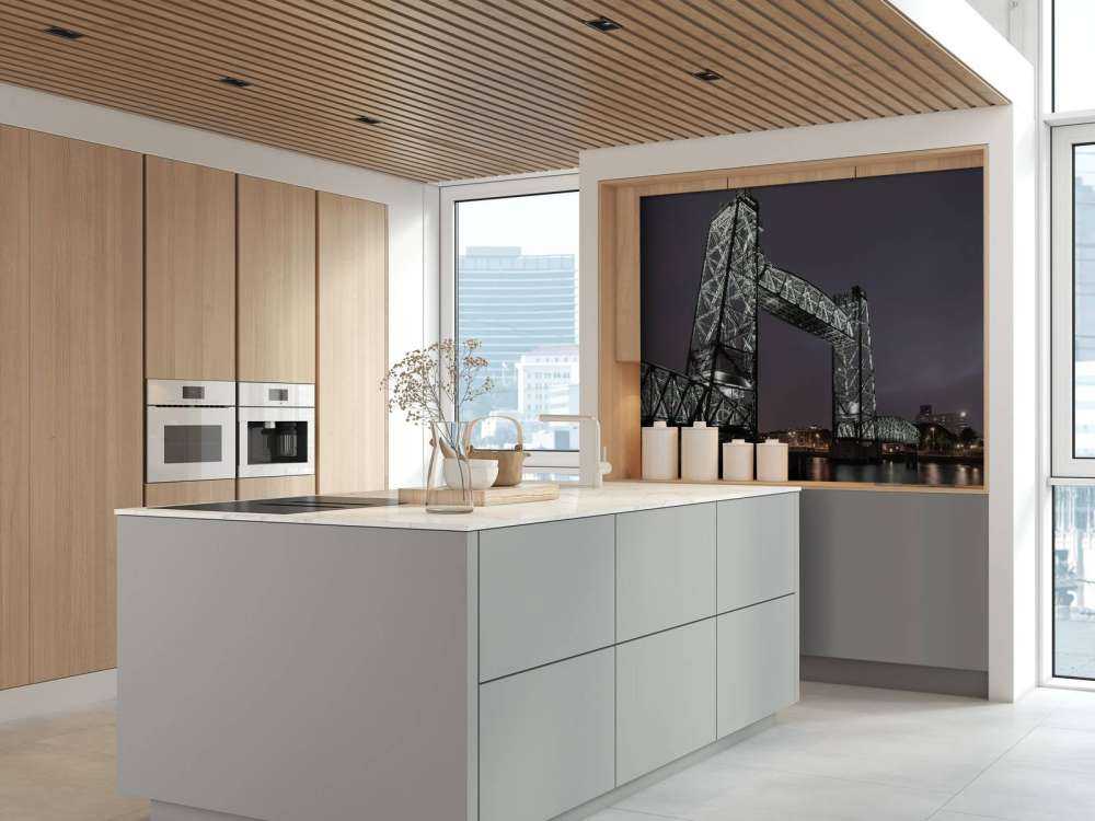 Dawny most kolejowy De Hef w Rotterdamie w kolorze 