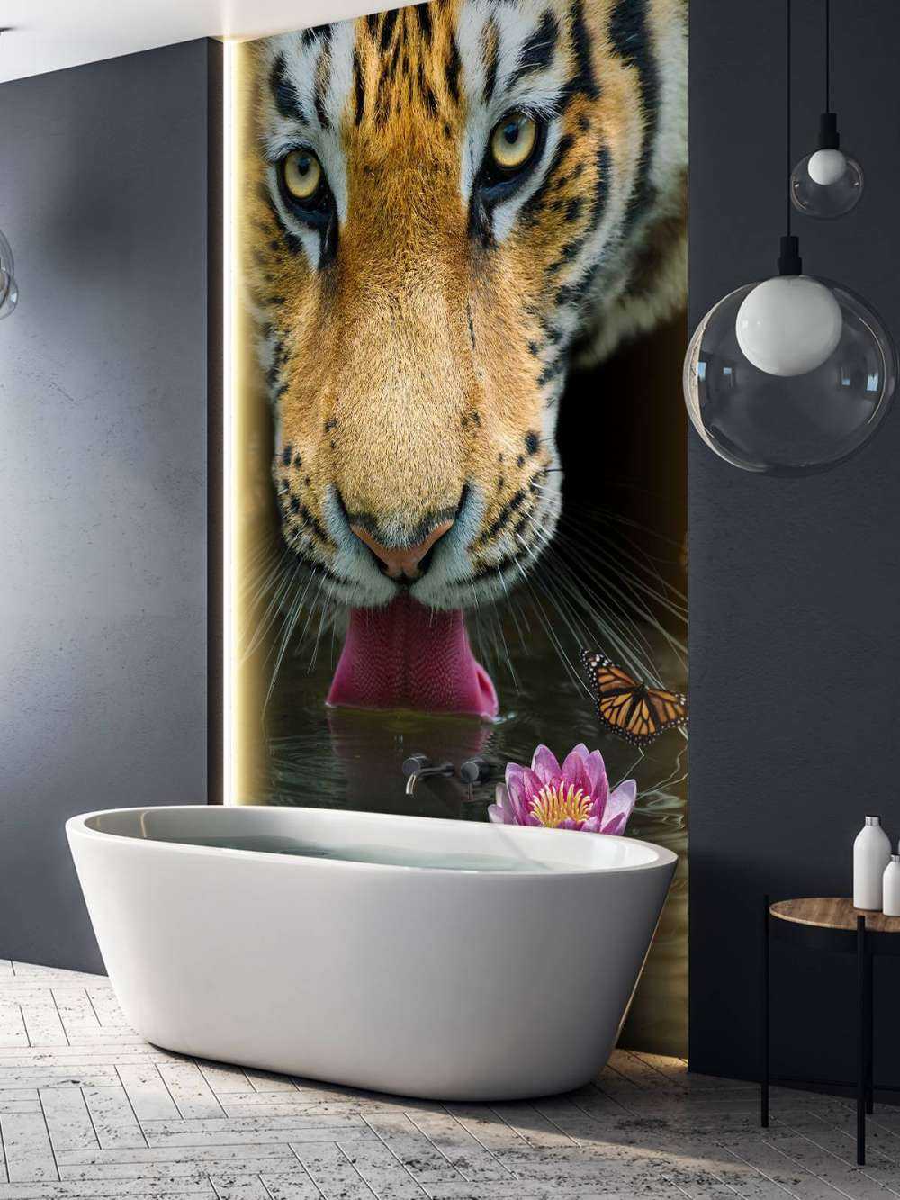 Portret tygrysa z dżungli