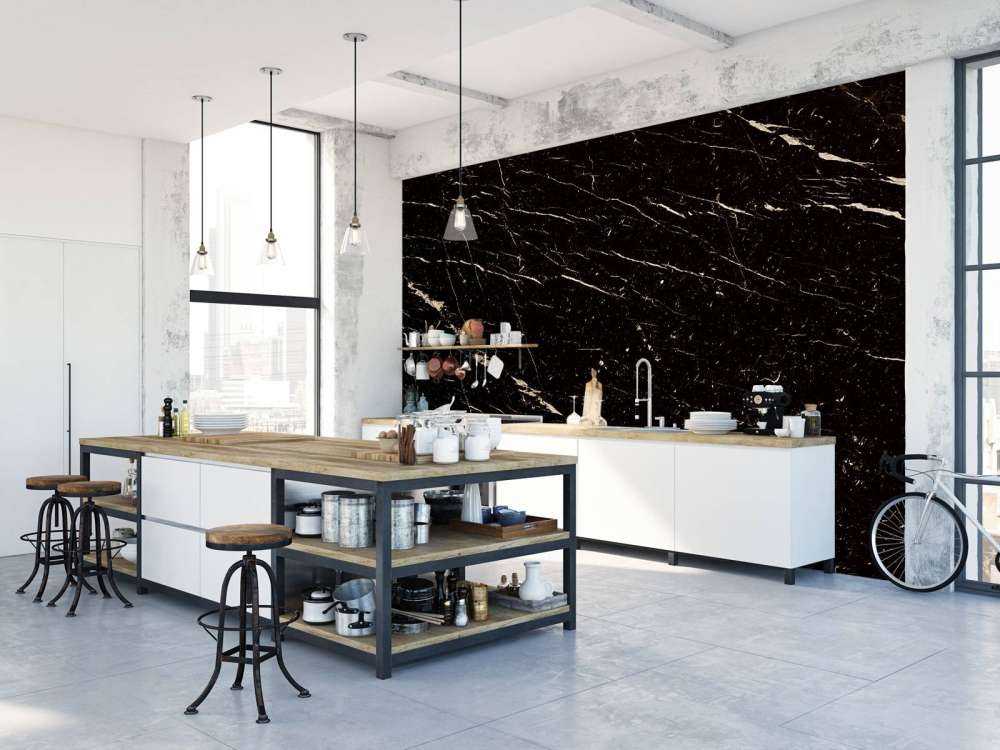 Ciemny marmur z jasną strukturą