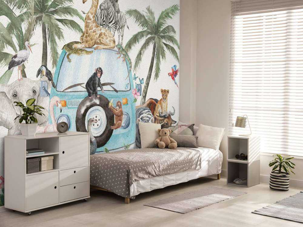 Wesołe zwierzęta tropikalne