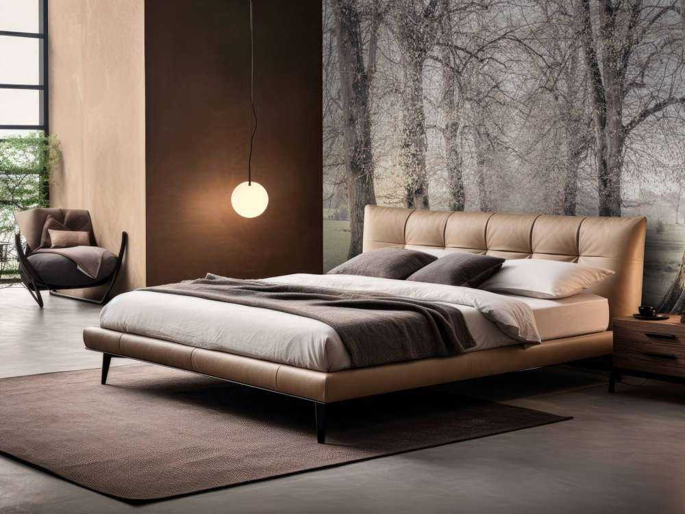 Ślady opon między drzewami