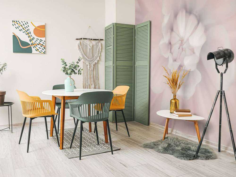 Różowy kwiat dalii