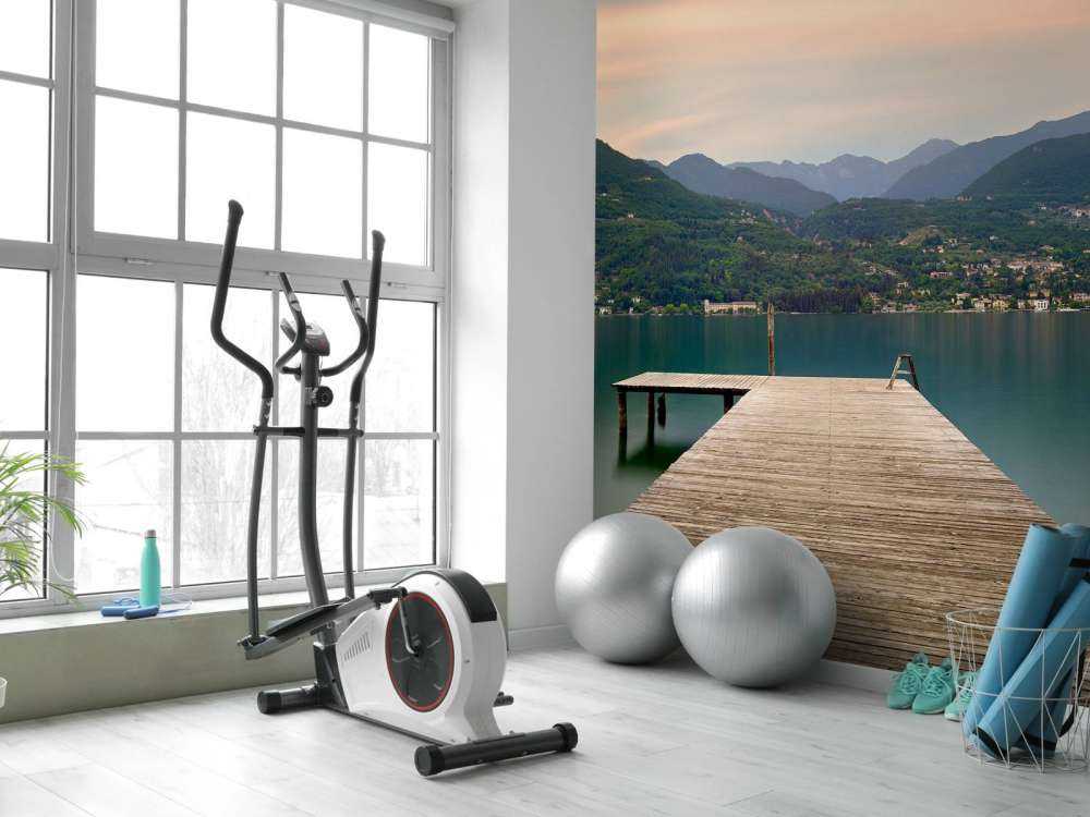 Molo nad jeziorem Garda