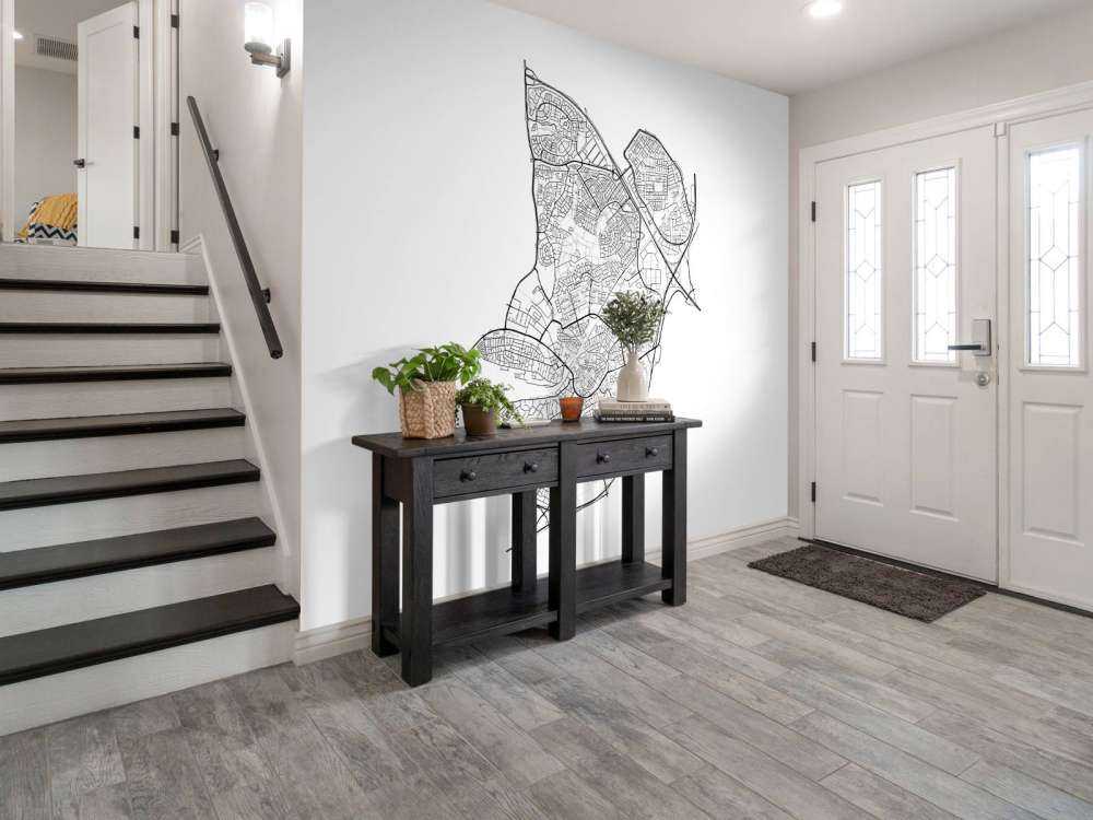 Mapa Amersfoort, biała