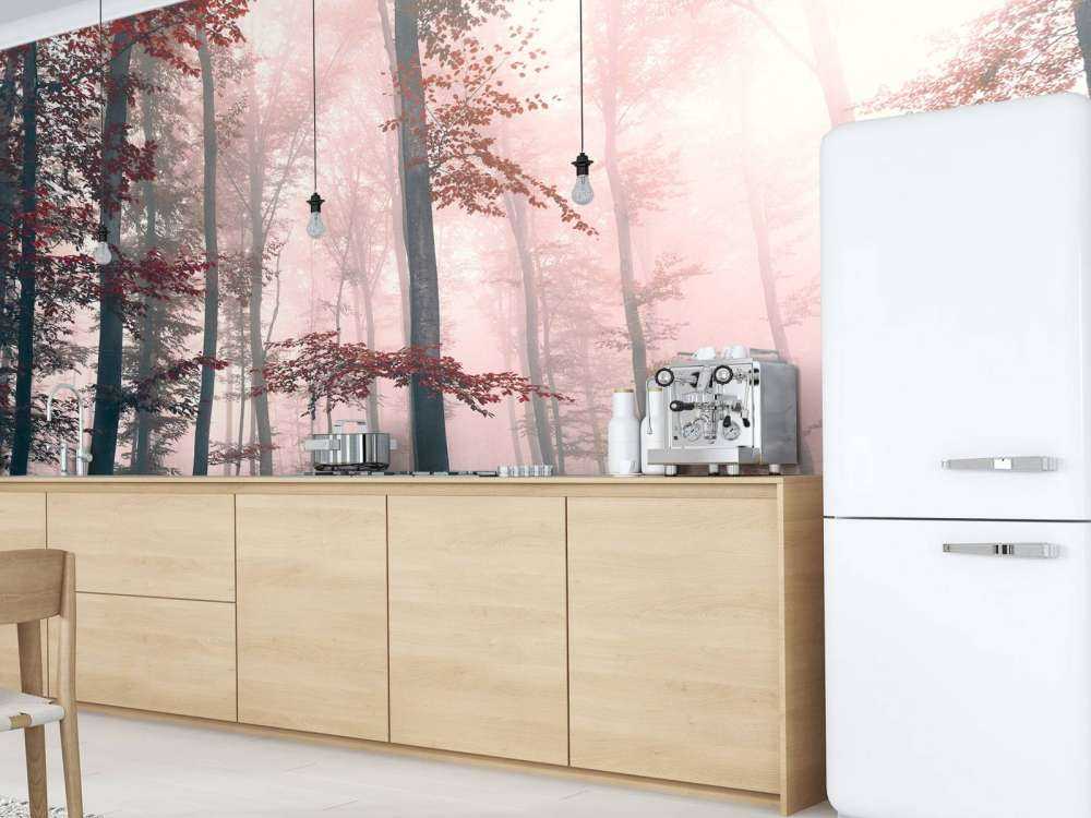 Krajobraz czerwonego lasu