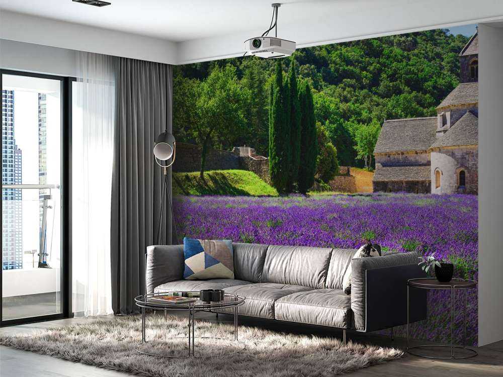 Bajkowe pole lawendy